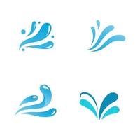 water splash pictogram vectorillustratie vector