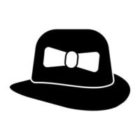 een uniek ontwerp icoon van hoed vector