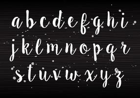 Handschrift kleine letters vector
