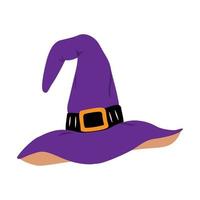 heks hoed illustratie voor halloween ontwerp. vector illustratie