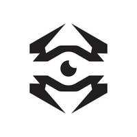 oog logo ontwerp vector sjabloon