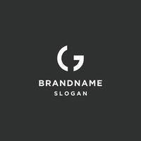 brief g abstract logo icoon ontwerp sjabloon vector