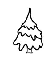 vector illustrator van Kerstmis boom