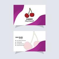 kers logo ontwerp zoet logotype vector sjabloon. embleem en logo voor kers vers sap.