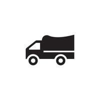 levering vrachtwagen pictogram vector