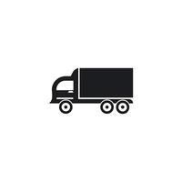 levering vrachtwagen pictogram vector