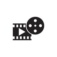 filmstrip logo sjabloon vector