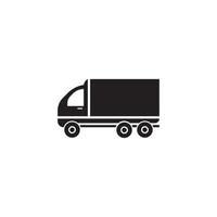 levering vrachtwagen pictogram vector