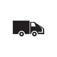 levering vrachtwagen pictogram vector