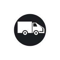 levering vrachtwagen pictogram vector