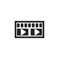 filmstrip logo sjabloon vector