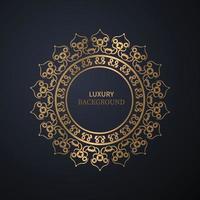 luxe mandala Islamitisch achtergrond met arabesk patroon, oranamentaal achtergrond bruiloft kaart Hoes ontwerp vector