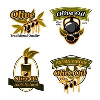 olijf- olie extra maagd producten ontwerp vector