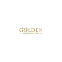 gouden en water logo teken ontwerp vector