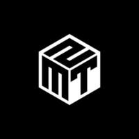 mtz brief logo ontwerp met zwart achtergrond in illustrator. vector logo, schoonschrift ontwerpen voor logo, poster, uitnodiging, enz.