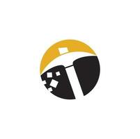mijnbouw logo ontwerp. mijnbouw industrie logo ontwerp sjabloon. vector