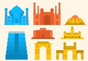 Gratis India Gate Vector