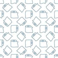 vector toilet zakdoek minimaal schets naadloos patroon