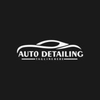 garage logo auto detaillering vector ontwerp