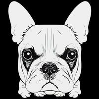 illustratie vector grafisch van Frans bulldog mooi zo voor logo, icoon, mascotte, afdrukken of aanpassen uw ontwerp