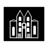 kasteel logo sjabloon vector symbool