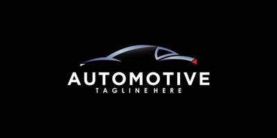 automotive en onderhoud auto logo ontwerp vector met creatief concept