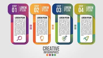 infographic moderne tijdlijn ontwerpsjabloon voor het bedrijfsleven vector