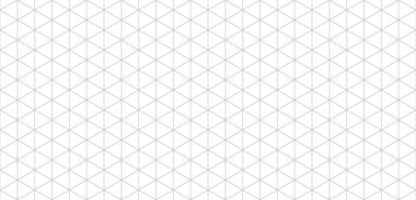 isometrische rooster naadloos patroon. schets isometrische sjabloon achtergrond. zeshoek en driehoeken lijn naadloos textuur. vector illustratie Aan wit achtergrond