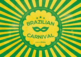 Braziliaans Poster van de Carnaval vector