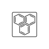 chemisch element of molecuul vector schets concept icoon