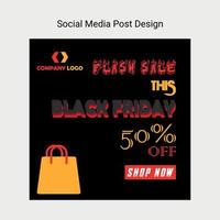 zwart vrijdag uitverkoop advertenties voor sociaal media Leuk vinden facebook instagram twitter en meer vector