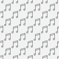 musical Notitie vector muziek- concept naadloos patroon
