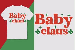 baby claus t overhemd ontwerp dag van de dood t overhemd ontwerp vector