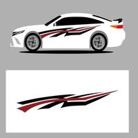 auto strepen sticker ontwerp sportauto vector