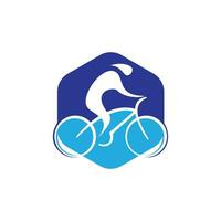 wielersport ras vector logo ontwerp. fiets winkel logo ontwerp sjabloon.