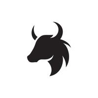 stier vector pictogram illustratie ontwerp