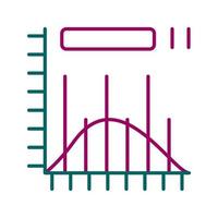 histogram vector icoon