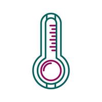 thermometer vector pictogram