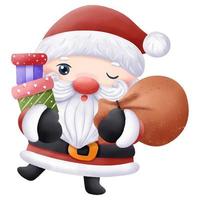 Kerstmis de kerstman claus illustratie vector