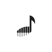 piano icoon vector illustratie ontwerp logo