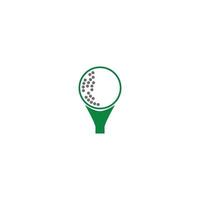 golf icoon vector illustratie ontwerp logo