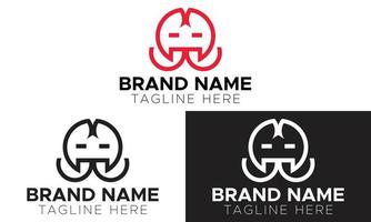 O brief logo met Octopus icoon vector