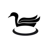 zwaan logo sjabloon vector