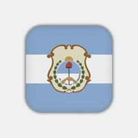 san Juan vlag. Argentinië provincies. vector illustratie.