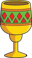 kwanzaa eenheid kop tekenfilm gekleurde clip art vector