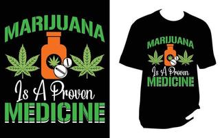 wiet, wiet t overhemd ,marihuana t overhemd vector