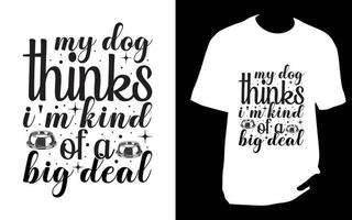 honden t-shirt ontwerp vector