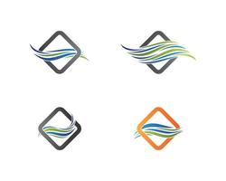 watergolf ingesteld logo vector