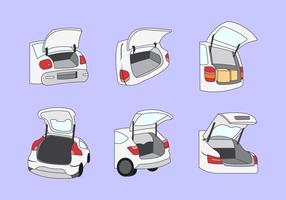 Auto boot vector illustratie