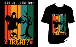 halloween t-shirt ontwerp vector